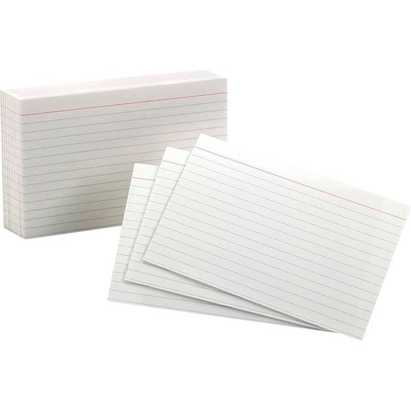 Oxford Card, Index, Ruled, 4X6, 8Pt, We Pk OXF41